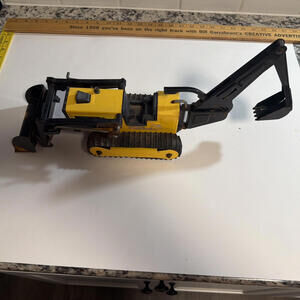 Vintage Pressed Steel Tonka Trencher Backhoe Front Loader Bulldozer #810659